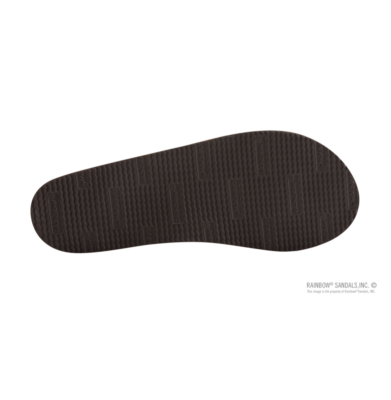 COGNAC - Rainbow Single Layer Arch Support Premier Leather with 1" Strap