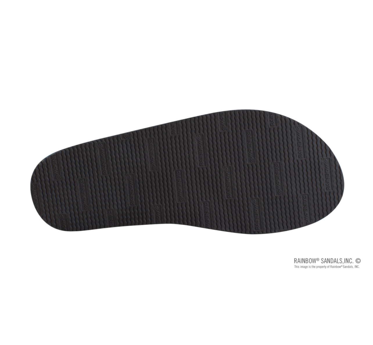 NAVY - Rainbow Single Layer Premier Leather w/Arch Support 1” Strap