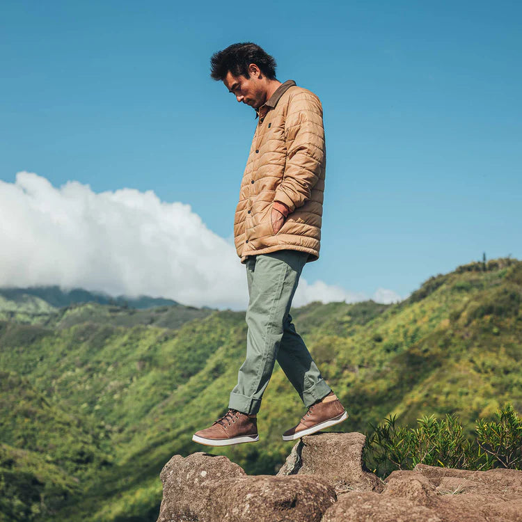 KEKAHA WATERPROOF LEATHER BOOTS - Olukai Toffee/Off White