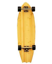Bamboo Blank Bat Tail Longboard