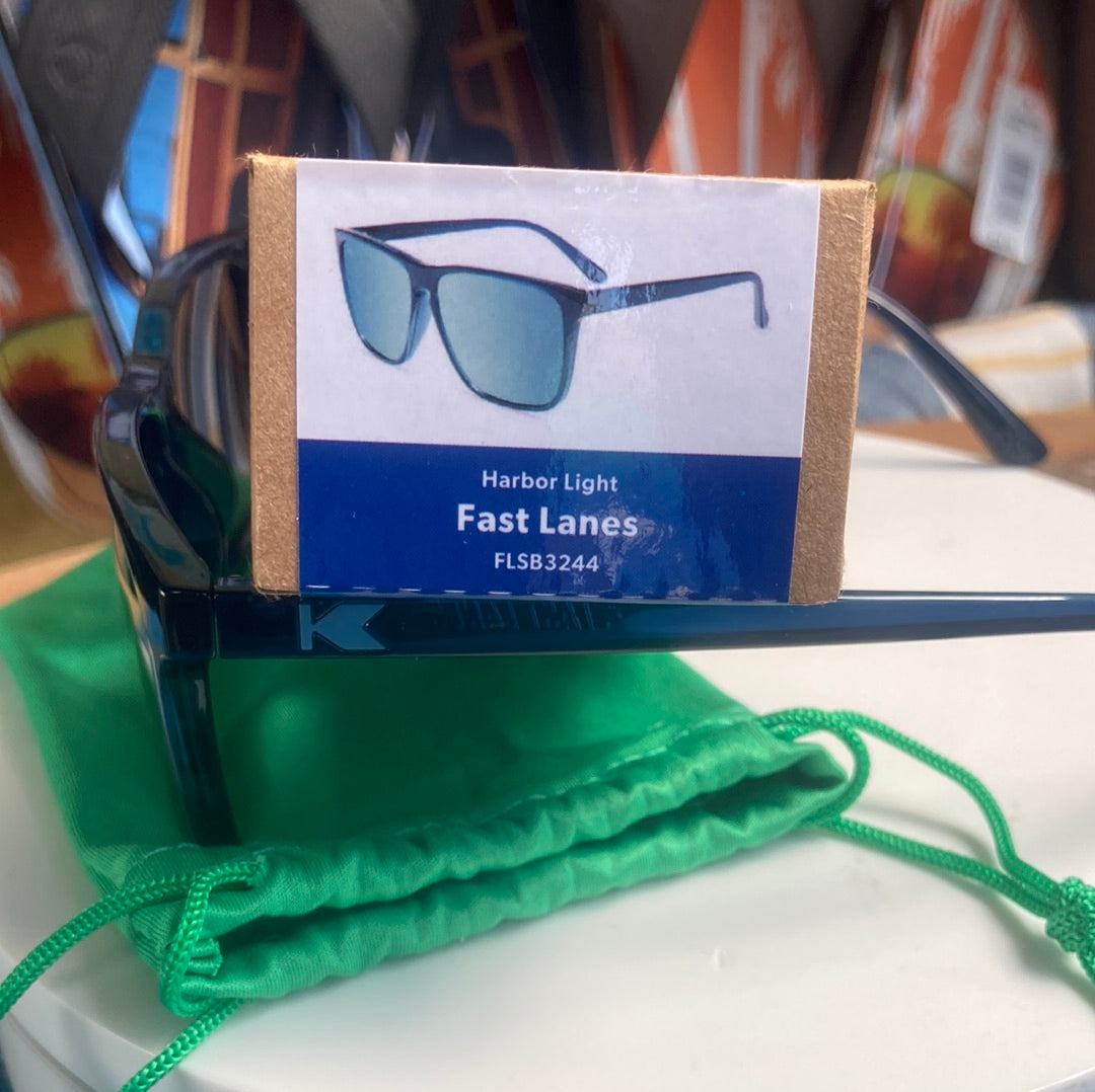 HARBOR LIGHT in FAST LANES - Polarized Knockaround Sunglasses