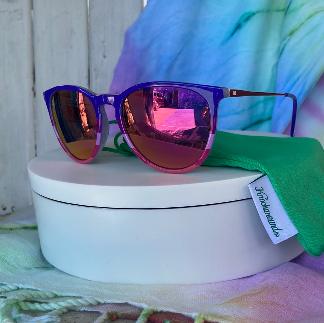 BERRY HORIZONS in MAI TAIS - Polarized Knockaround Sunglasses