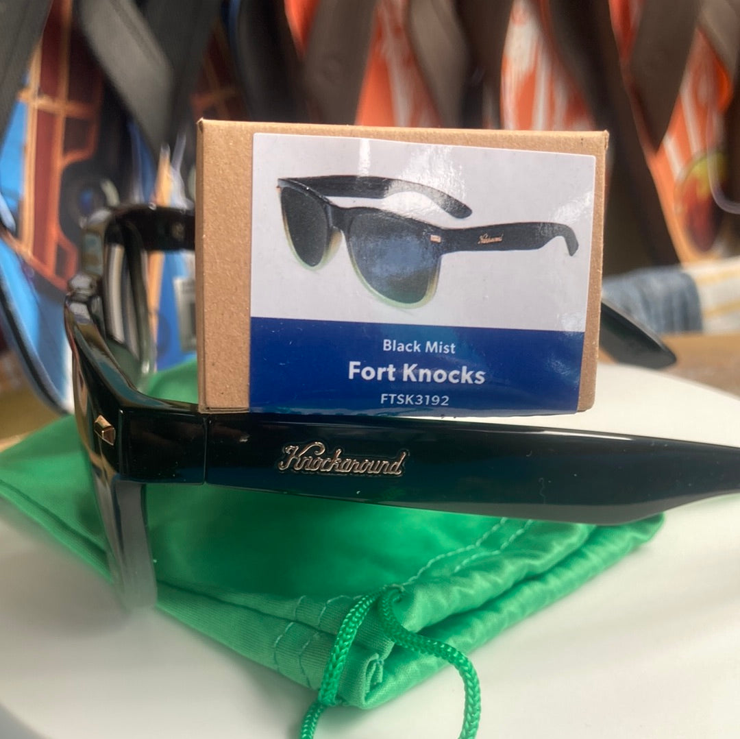 BLACK MIST in FORT KNOCKS - Polarized Knockaround Sunglasses