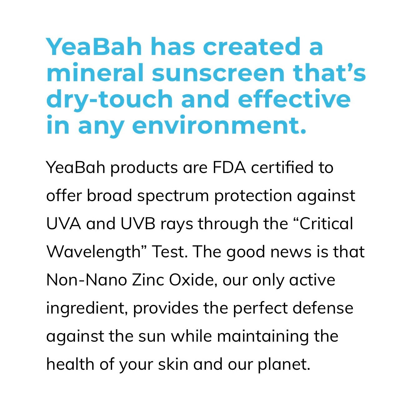 YEABAH Natural Tinted Mineral Sunscreen Lotion Face and Body - SPF 30