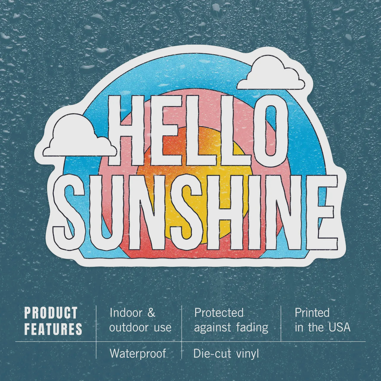 HELLO SUNSHINE - decal/sticker