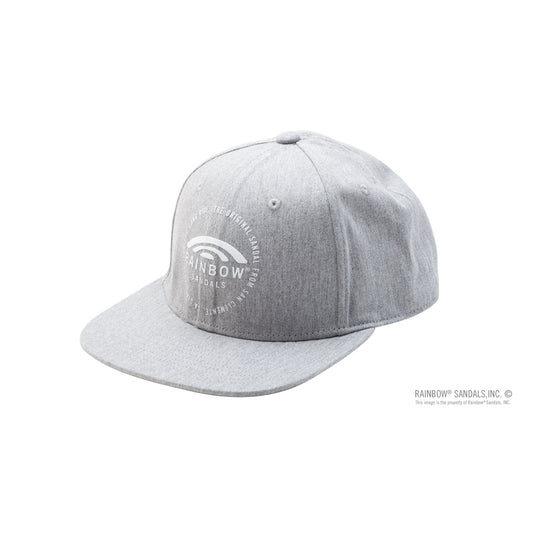 SNAP BACK HAT - Rainbow Sandals Circle Logo Graphite Snap Back Hat