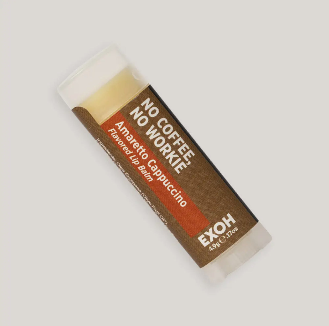 NO COFFEE, NO WORKIE - Amaretto Cappuccino Lip Balm