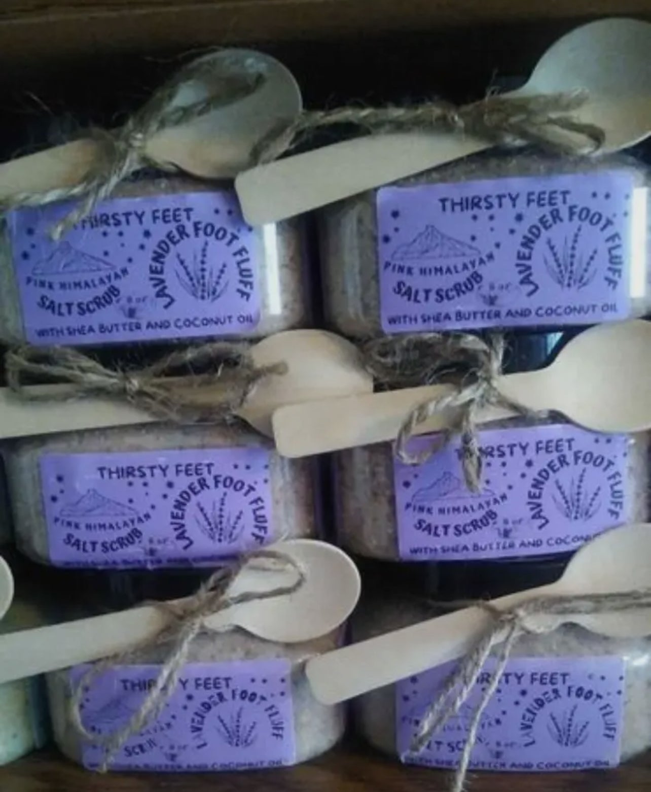 THIRSTY FEET FOOT FLUFF - Lavender Salt 8 oz