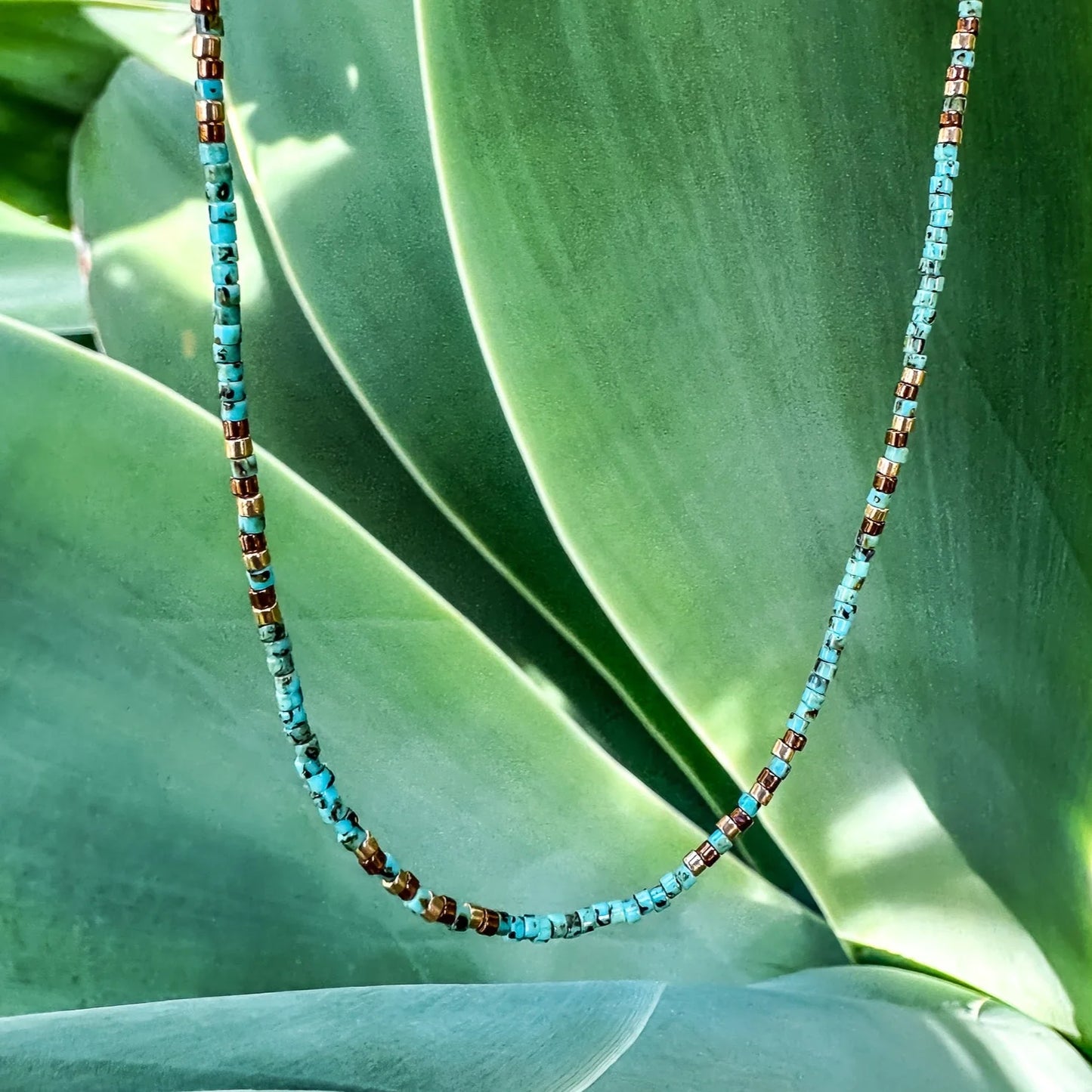 TIDEPOOL - beaded necklace