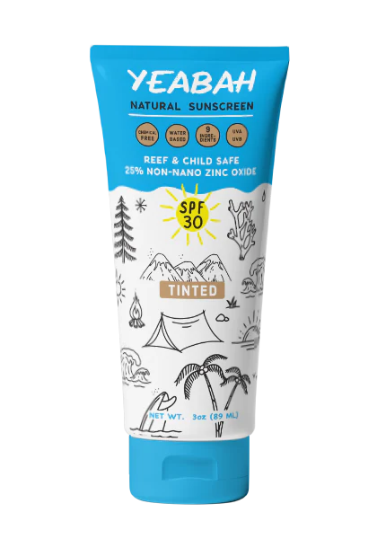 YEABAH Natural Tinted Mineral Sunscreen Lotion Face and Body - SPF 30