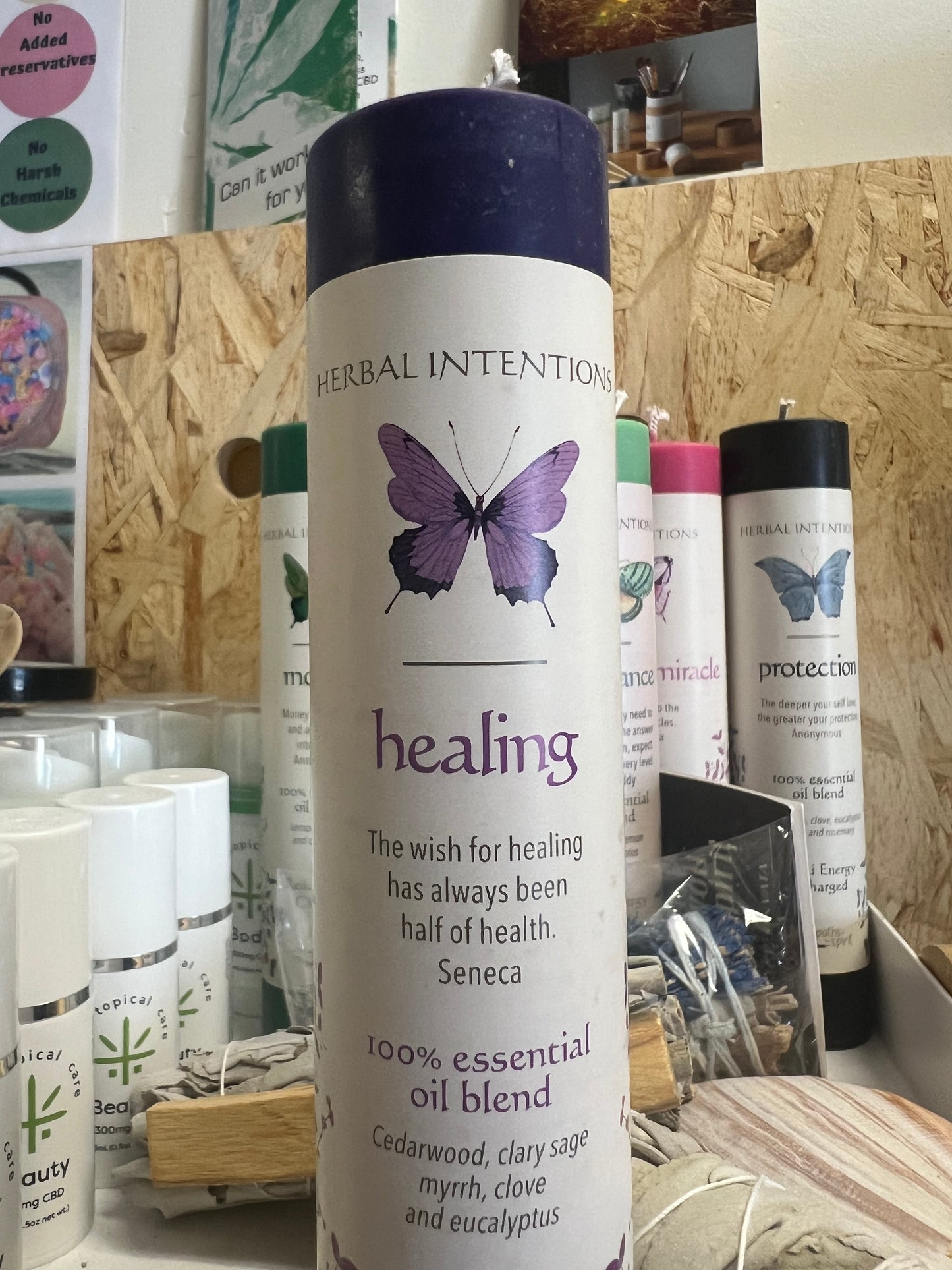 HERBAL INTENTION CANDLES - 7”