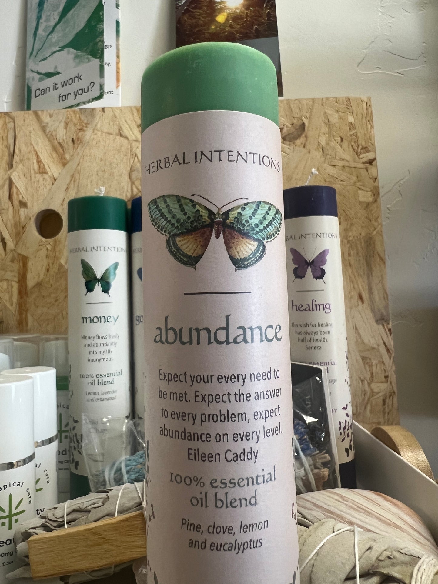 HERBAL INTENTION CANDLES - 7”