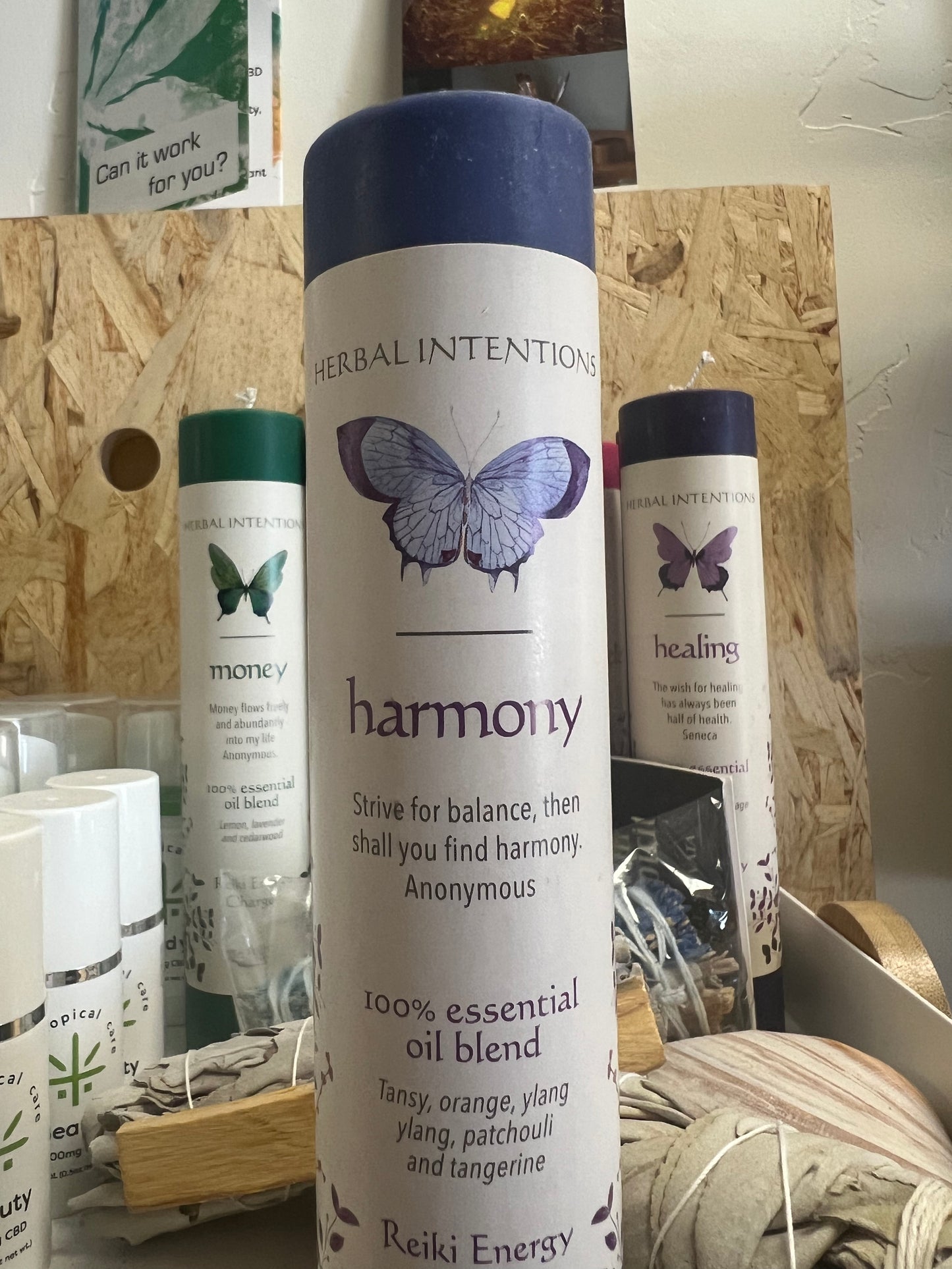 HERBAL INTENTION CANDLES - 7”