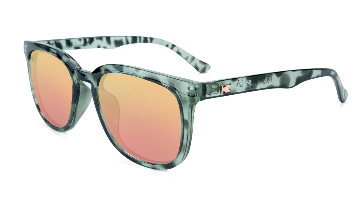 SLATE TORTOISE SHELL/ROSE GOLD - Polarized Knockaround Sunglasses