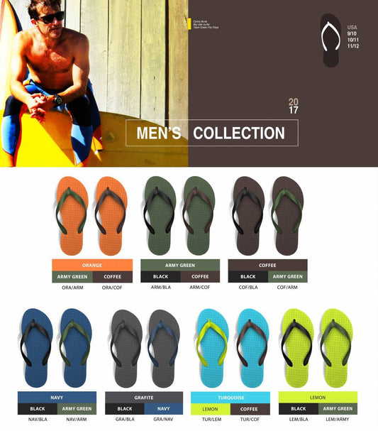 GO GREEN FLIP FLOPS - Mens