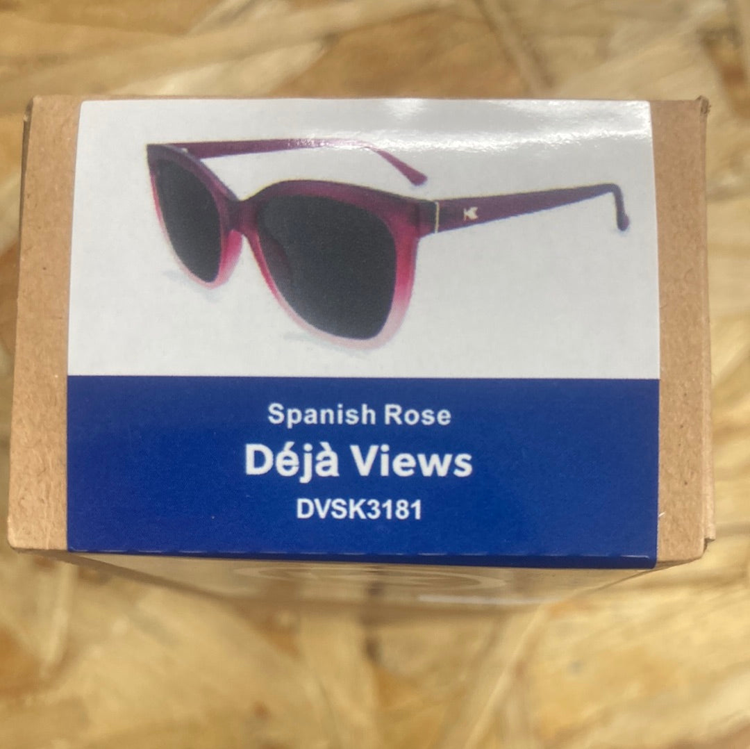 SPANISH ROSE in DÉJÀ VIEWS - Polarized Knockaround Sunglasses