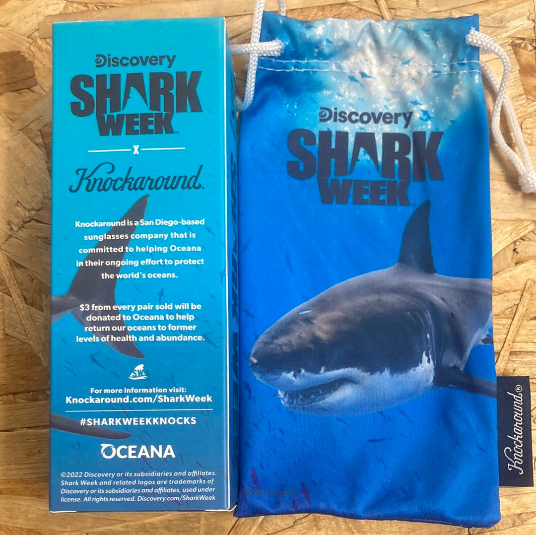 SHARK WEEK in PREMIUMS - Polarized Knockaround Sunglasses